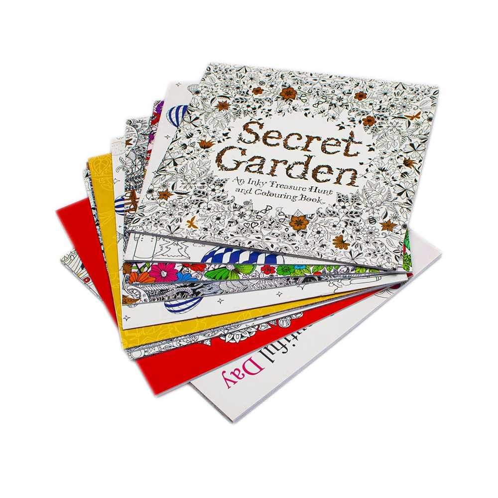 Carte de colorat antistres, pentru copii si adulti, 24,5x24,5x0,2 cm - imagine 5